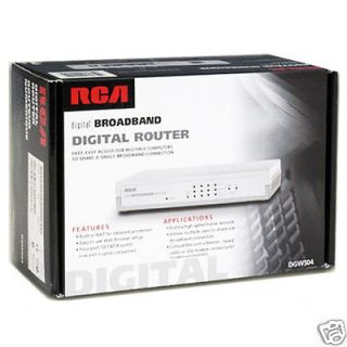 RCA DGW504 Digital Wireless 4 Port Router