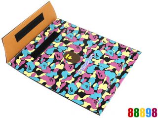New A Bathing Ape Black Camo iPad 4 3 2 Case Envelope Briefcase