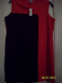 Worthington New w/tags Red & Black Dress size M