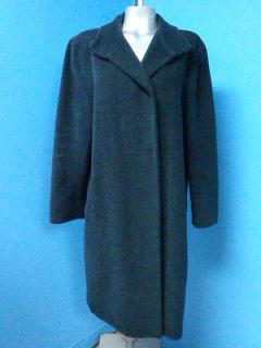 50879 MARELLA   Dark Teal Green 40% MOHAIR WOOL Women Coat Jacket SZ 8