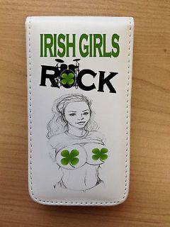 IRISH GIRLS ROCK LEATHER CASE FITS APPLE IPOD TOUCH 4TH GEN  PLAYER