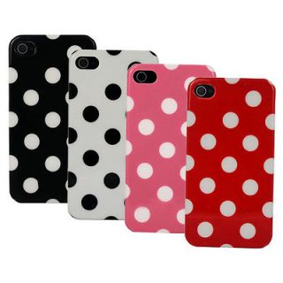 4pcs Spots Hard Back Cases Cover for Apple Iphone 4 4th 4G 4S, LK185