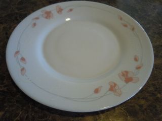 Arcopal Salad Dessert Plate Linette Style Peach Flowers France