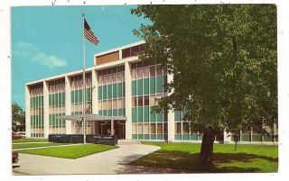 Ramsey County Court House Devils Lake ND Postcard 070412