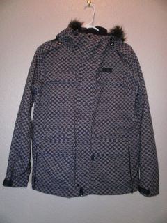 DC WATERPROOF INSULATED SNOWBOARD JACKET WOMENS LARGE