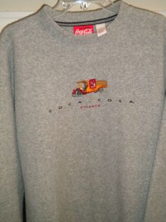 Coca Cola Atlanta Medium sweatshirt 75% polyester 25% rayon