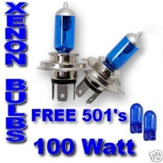 Audi 80 90 100 200 inc advant ULTRA XENON bulbs H4 100w
