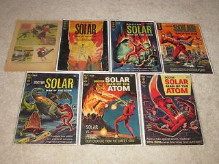 DOCTOR SOLAR MAN OF THE ATOM 1 2 8 10 13 17 19 7 ISSUE LOT