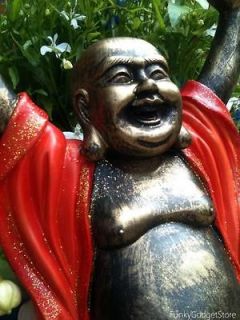 Laughing Chinese Buddha Garden or Home Ornament Buddah Statue Figure