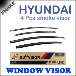 + Hyundai Accent 5DR] Sun Visor Smoke Window Vent Shade Rain K901 115