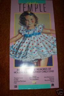 Shirley Temple VIDEO 1987 Rolled Poster