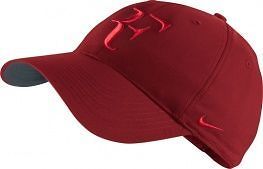 New Nike RF Roger Federer Hat Cap Team Red Tennis Dri Fit 371202 677