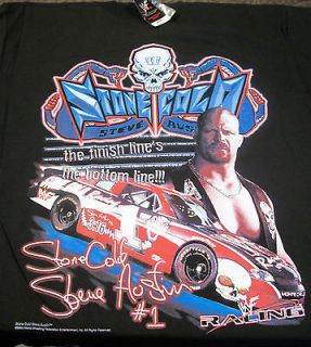 WWE WWF Stone Cold Steve Austin Wrestling Racing Shirt   Adult XL (New