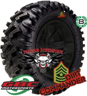 27 GBC Dirt Commander Tires w/14 SS/STI Wheels ATV