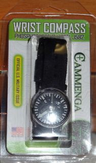 CAMMENGA WRIST COMPASS ARMY US MILITARY J582 CAMPING HUNTING HIKING