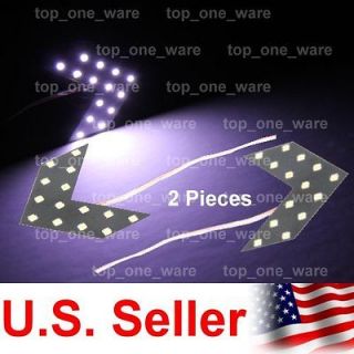 White 14 SMD Arrow Panel for Car Side Mirror Turn Signal LED Lights