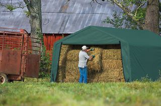 Shelterlogic 1 2x20x8 Run In Shelter/horse & Livestock barn/Hay