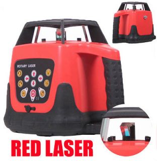 Self leveling Rotary / Rotating Laser Level Red 500m Range with case