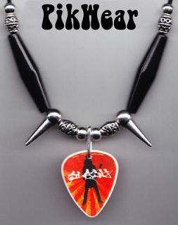Slash Silhouette Signature Guitar Pick Necklace   2011