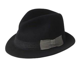 Baily of Hollywood Mens Raf Black Cashmere Blend Hat