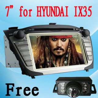 Stereo DVD CD FM Player GPS Navigation for HYUNDAI IX35+Backup Camera