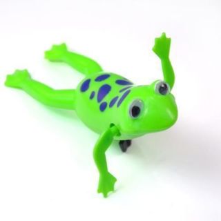 Wind Up Bath Toy Swimming Frog,Party Favor Supply Bag,WUT044