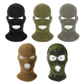 Hole Acrylic Face Masks (Army Head Gear, Cold Weather Balaclavas