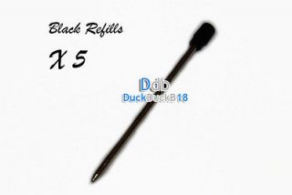 Black color 5pcs* ink refills for Swarovski Crystalline ballpoint pen