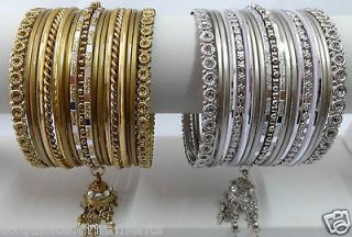 Ethnic Wedding 44pc bangles bracelet Fashion Jewelry ECL P12601