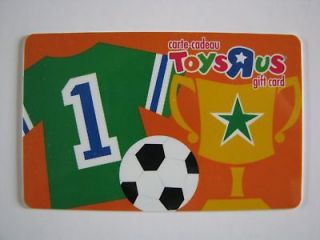 Newly listed Toys R Us #1 Soccer Gift Card Collectible No Value