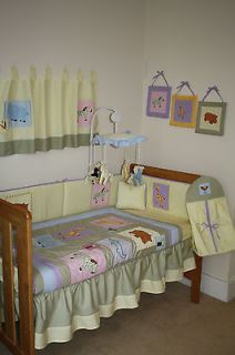 NEW Baby bedding set, cotbed / cot (nursery) JUNGLE ANIMALS DESIGN