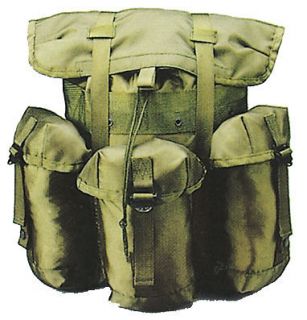 BACKPACK MINI PACK NYLON ALICE STYLE MILITARY OLIVE DRAB ROTHCO 2245