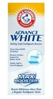 ARM & HAMMER ADVANCE WHITE Baking Soda Toothpaste MAX Booster