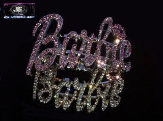 Nicki Minaj ICE OUT BARBIE BRACELET 5 Colors Silver Pink Multi Gold