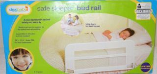 Dex Baby Toddler Child Safe Sleeper Bed Rail Age 2 6 Yrs Folds Down No