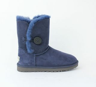 UGG Womens Classic Bailey Button Navy