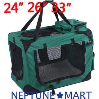 Neptune』24“/26/33Pet Portable Crate Soft Folding Carrier Cage