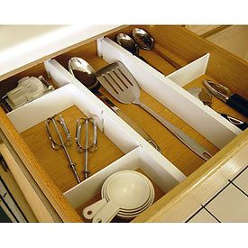 Adjustable and Expandable Drawer Divider Set for Kitchen Utensil
