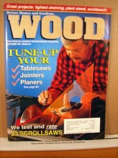 Wood Better Homes & Gardens #91 Tune up Your Tablkesaws, Jointers