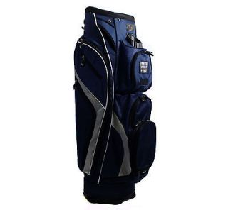 RJ Sports CEO Golf Cart Bag (Navy) 14 Individual Dividers Oversized