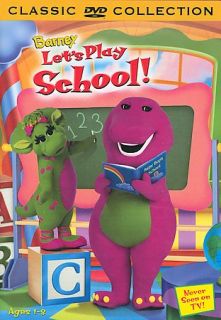 Barney   Lets Play School (DVD, 1999, Classic Collection)
