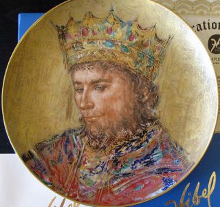 Newly listed Hibel Plate DAVID THE KING Kaiser Porcelain MINT