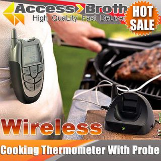 Remote Digital Barbecue Grill Grilling Cooking BBQ Thermometer Tester