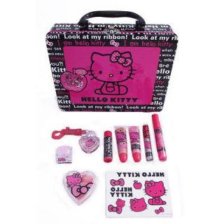 Hello Kitty Complete Dress Up Cosmetics Set in Collectors Storage Case