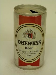 1967 Early Aluminum Drewrys Mini Keg Beer Can So Bend IN Tavern Trove