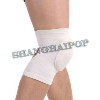 Volleyball Knee Pads Basketball White Support Brace Wrap Protector