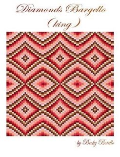 Diamonds Bargello Quilt Pattern PDF (king)