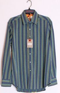 Robert Graham Blankschnitt Cheshire Striped Sport Shirt Cotton Style