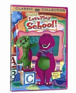 BARNEY   LETS PLAY SCHOOL   NEW DVD