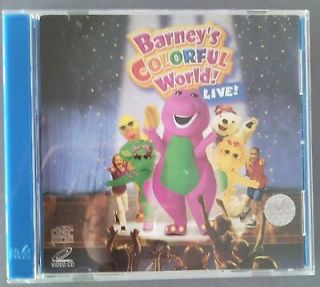 Barney Used VCD Barneys Colorful World   Live 100% Real 99% New